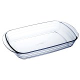 Ovn Fad  Cuisine Ocuisine Vidrio Gennemsigtig Glas Rektangulr 40,3 x 26,3 x 7,3 cm (6 enheder) #4