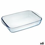 Kkkenspringvand Pyrex Classic 4,6 L 40,3 x 26,3 x 7,3 cm Gennemsigtig Glas (6 enheder) #1