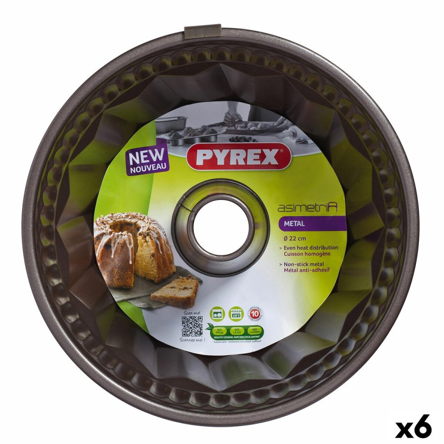 Bageform Pyrex Asimetria Sort Metal Ring #1