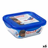 Hermetisk madkasse Pyrex Cook & go 21 x 21 x 9 cm Bl 1,9 L Glas (6 enheder) #1