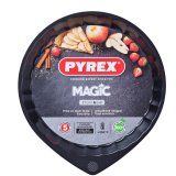 Kageform Pyrex Magic Sort Metal Flad Cirkulr  27 cm 6 enheder #4