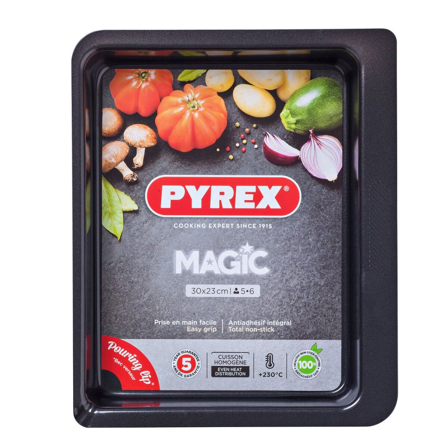 Ovn Fad Pyrex Magic Rektangulr Metal 30 x 23 cm 6 enheder #4