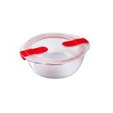Hermetisk madkasse Pyrex Cook&heat 1,1 L 21 x 18 x 7 cm Gennemsigtig Glas (5 enheder) #7