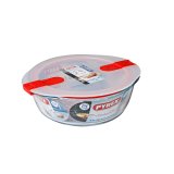 Hermetisk madkasse Pyrex Cook&heat 26 x 23 x 8 cm 2,3 L Rd Glas (6 enheder) #10