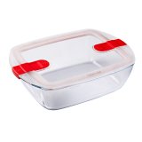 Hermetisk madkasse Pyrex Cook & Heat 2,5 L Gennemsigtig Glas (4 enheder) #7