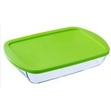 Rektangulr madkasse med Lg Pyrex Cook & store Gennemsigtig Silikone Glas (4,5 L) (4 enheder) #7