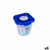Hermetisk madkasse Pyrex Cook & go Gennemsigtig Glas (800 ml) (6 enheder) #1