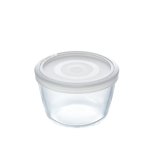 Rund madkasse med lg Pyrex Cook&freeze 600 ml 12 x 12 x 9 cm Gennemsigtig Glas Silikone (8 enheder) #4