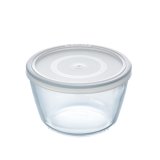 Rund madkasse med lg Pyrex Cook & Freeze 1,1 L 15 x 15 x 10 cm Gennemsigtig Silikone Glas (4 enheder) #4