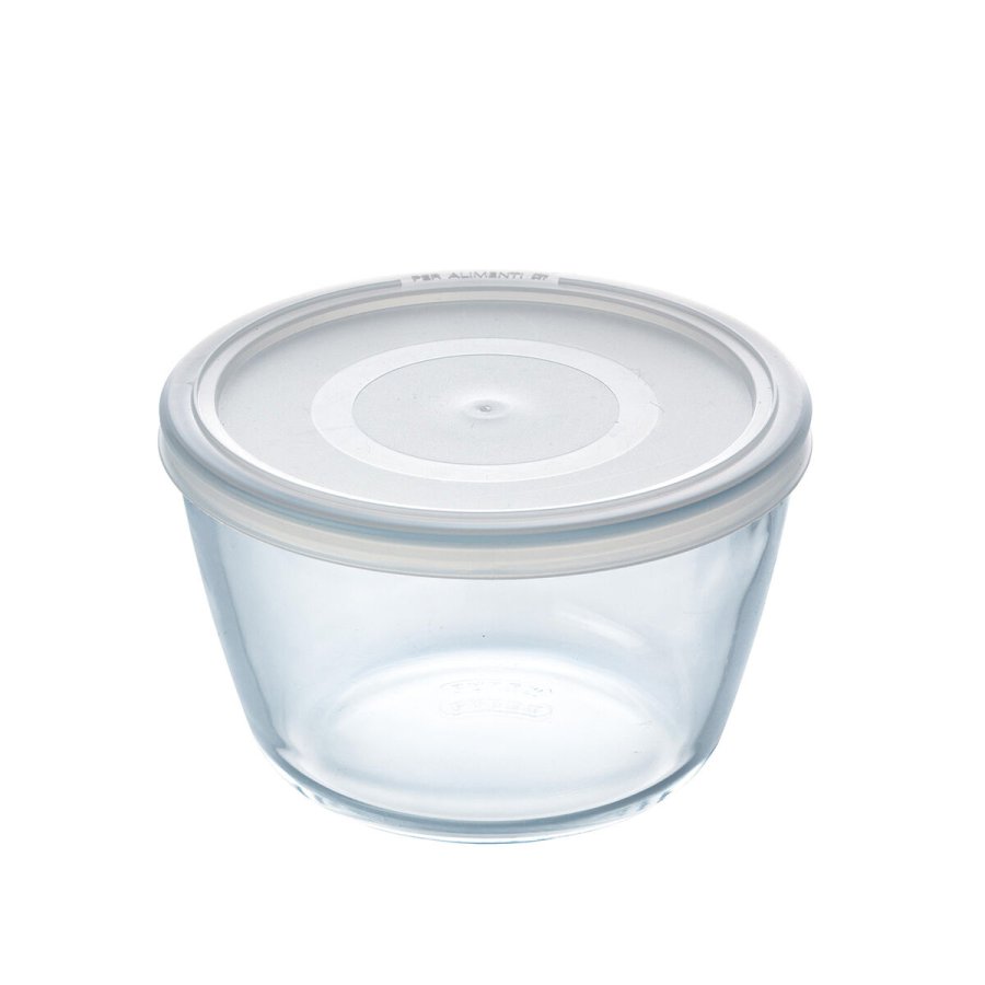 Rund madkasse med lg Pyrex Cook & Freeze 1,1 L 15 x 15 x 10 cm Gennemsigtig Silikone Glas (4 enheder) #4