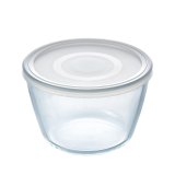 Rund madkasse med lg Pyrex Cook & Freeze 1,6 L 17 x 17 x 12 cm Gennemsigtig Silikone Glas (4 enheder) #4