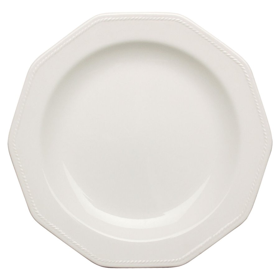 Flad Plade Churchill Artic White Hvid Keramik Jedilni servis  27 cm (6 enheder) #4