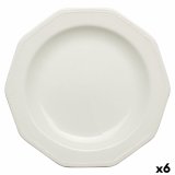 Flad Plade Churchill Artic White Hvid Keramik Jedilni servis  27 cm (6 enheder) #1