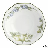 Dyb tallerken Churchill Victorian Orchard Keramik Jedilni servis ( 20,5 cm) (6 enheder) #1