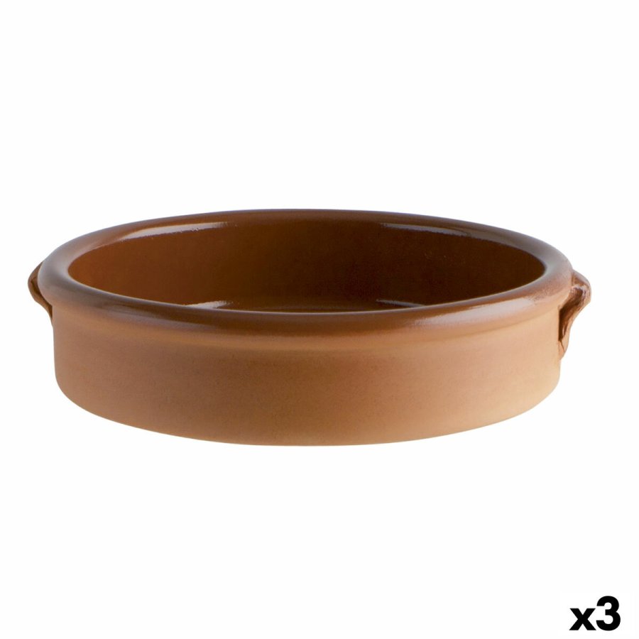 Kasserolle Barro Clasico Brun Keramik  36 cm (3 enheder) #1
