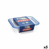 Hermetisk madkasse Pyrex Pure Glass Gennemsigtig Glas (1,5 L) (5 enheder) #1