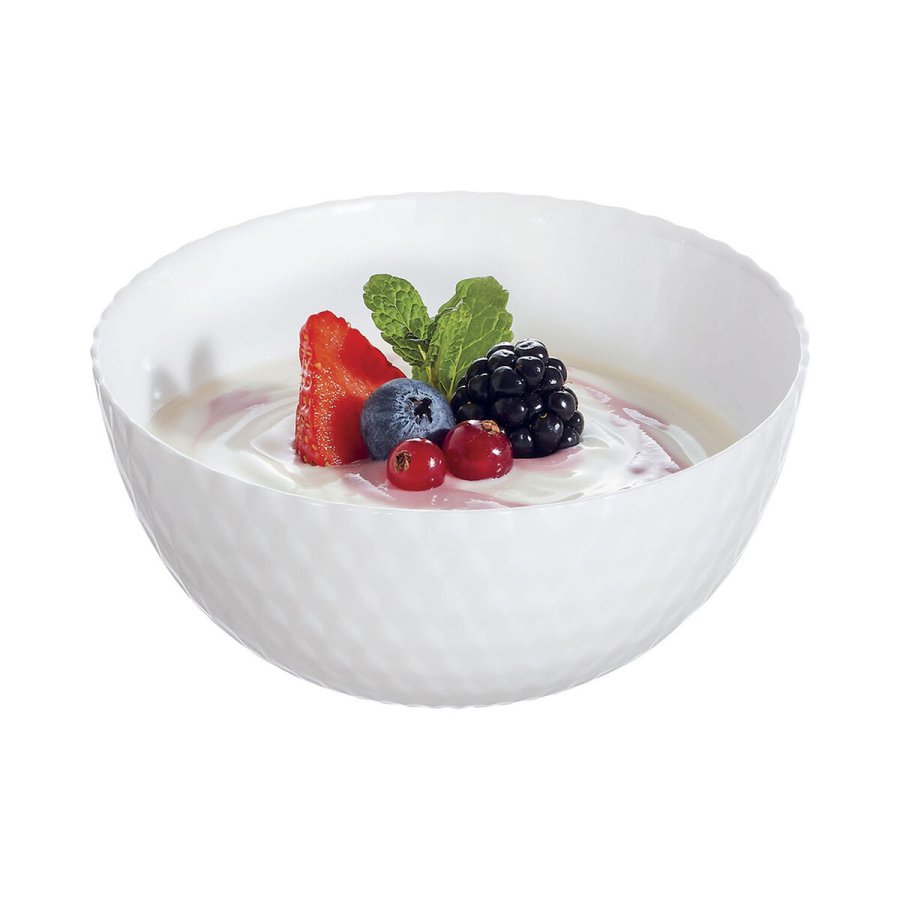 Skl Luminarc Pampille Blanco Hvid Glas 13 cm (24 enheder) #4