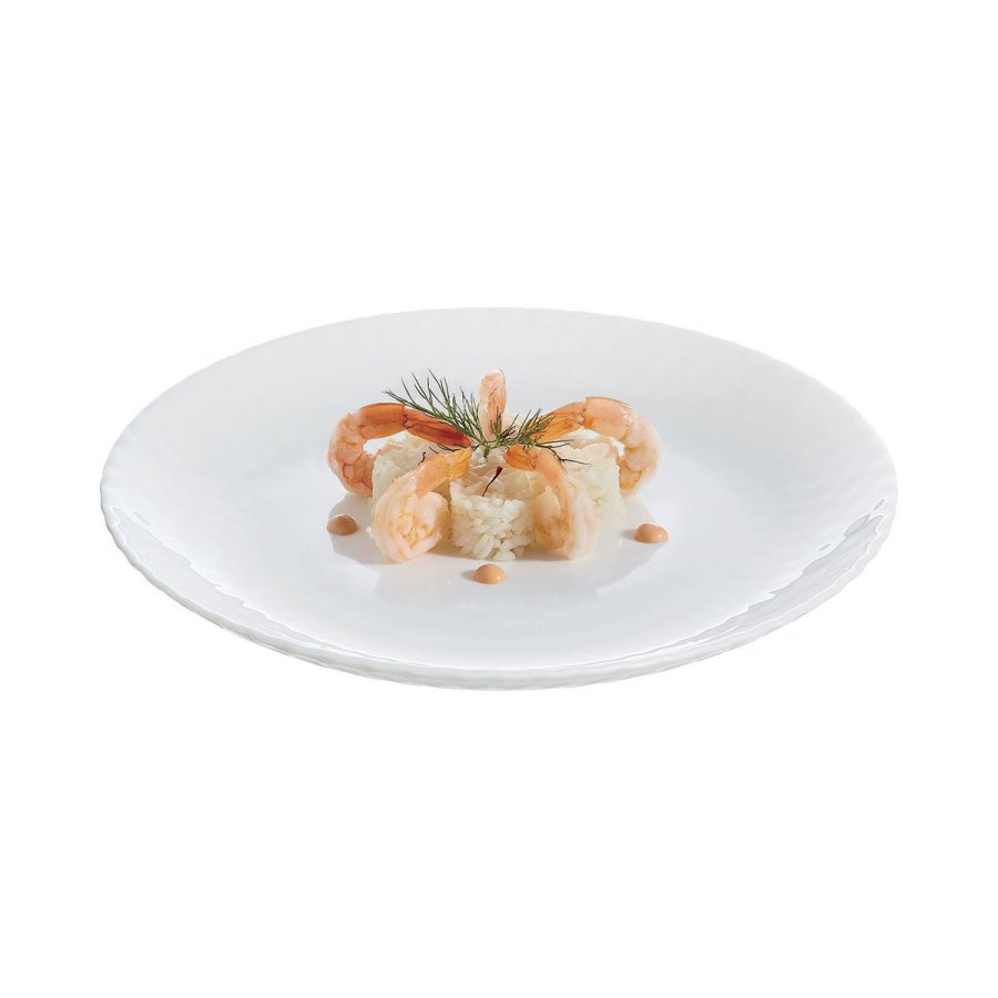 Desserttallerken Luminarc Pampille Hvid Glas (19 cm) (24 enheder) #4
