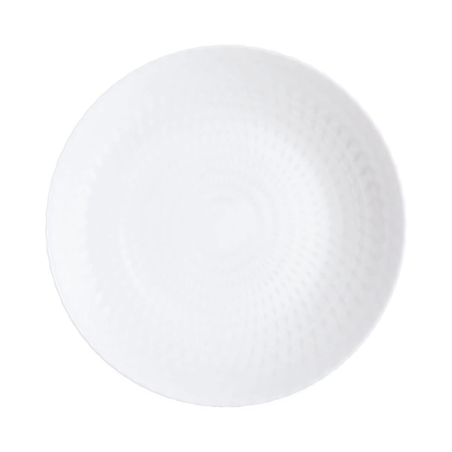 Dyb tallerken Luminarc Pampille Hvid Glas (20 cm) (24 enheder) #7