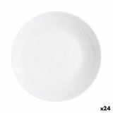 Dyb tallerken Luminarc Pampille Hvid Glas (20 cm) (24 enheder) #1