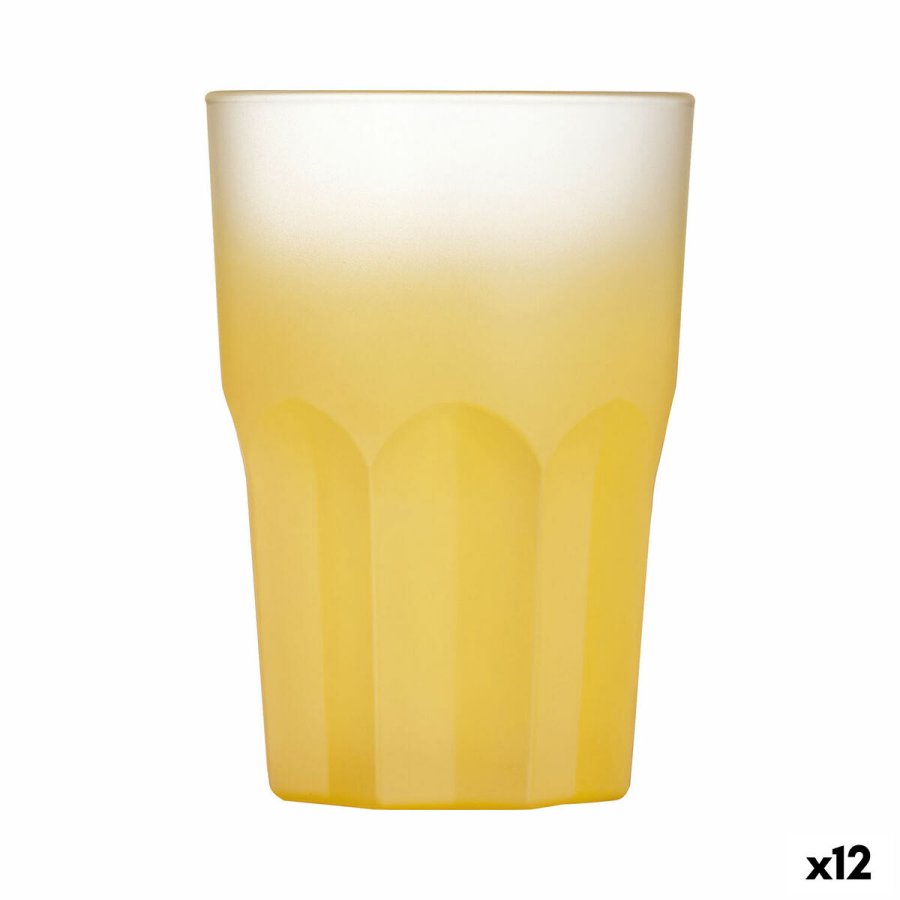 Glas Luminarc Summer Pop Gul Glas 12 enheder 400 ml #1