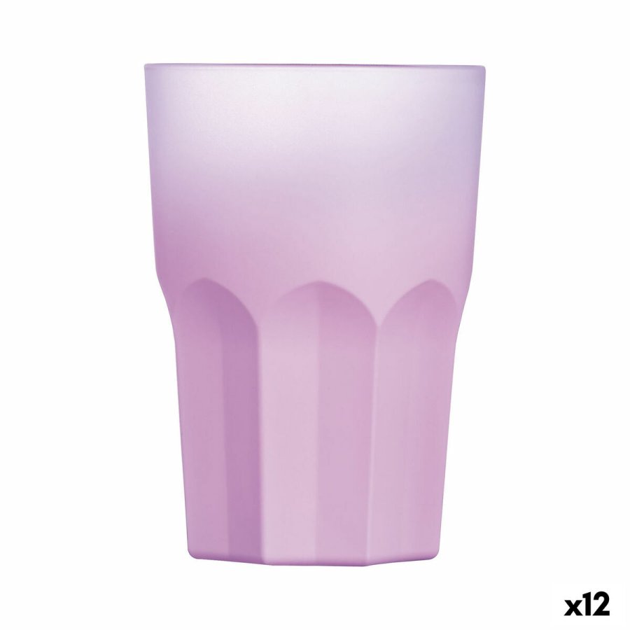 Glas Luminarc Summer Pop Pink Glas 12 enheder 400 ml #1