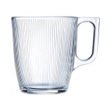 Skodelica Luminarc Stripy Morgenmad Gennemsigtig Glas (250 ml) (6 enheder) #4