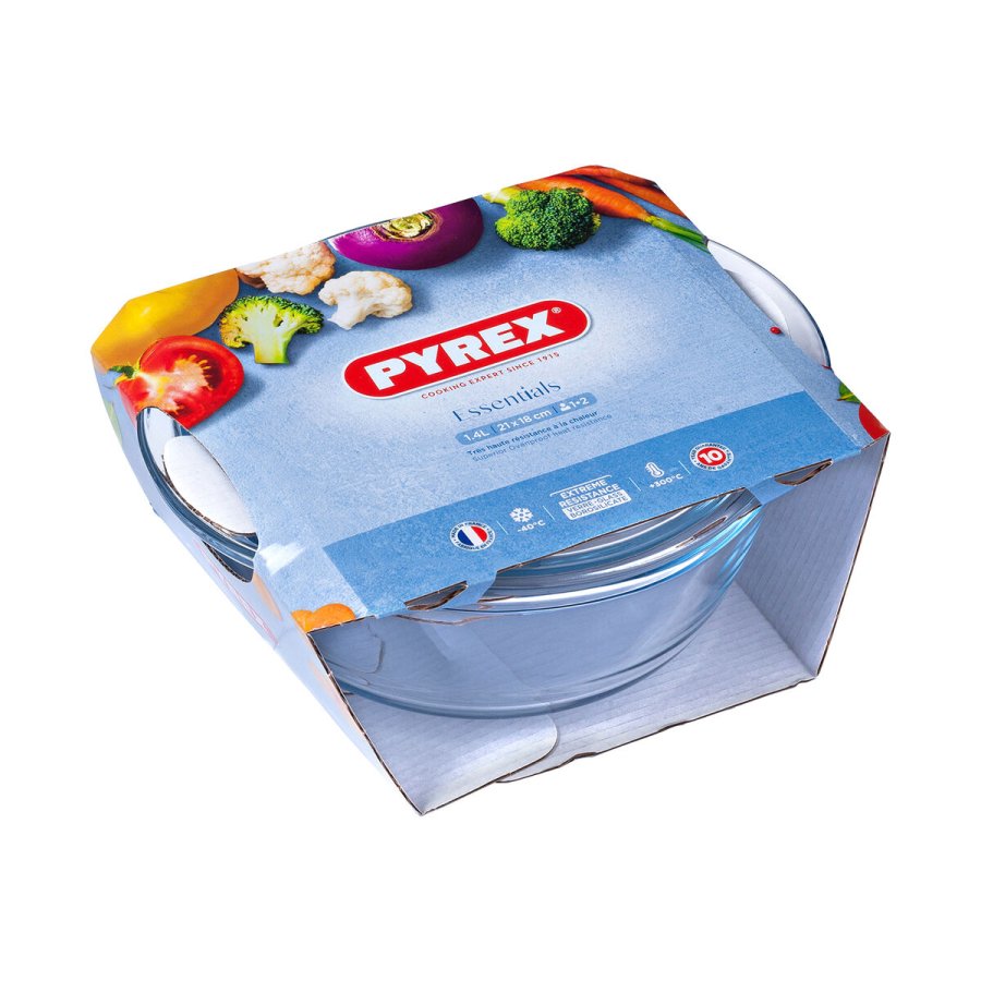 Gryde Med Lg Pyrex Essentials Gennemsigtig 1,4 L (3 enheder) #7