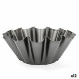 Buddinge Form Quid Sweet Grey Sort Metal 23 x 9 cm (12 enheder) #1