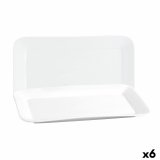 Kkkenspringvand Quid Basic Rektangulr Keramik Hvid (35,8 x 21 cm) (6 enheder) #1
