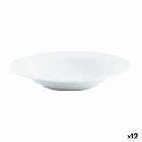 Dyb tallerken Quid Basic Hvid Keramik  21,5 cm (12 enheder) #1