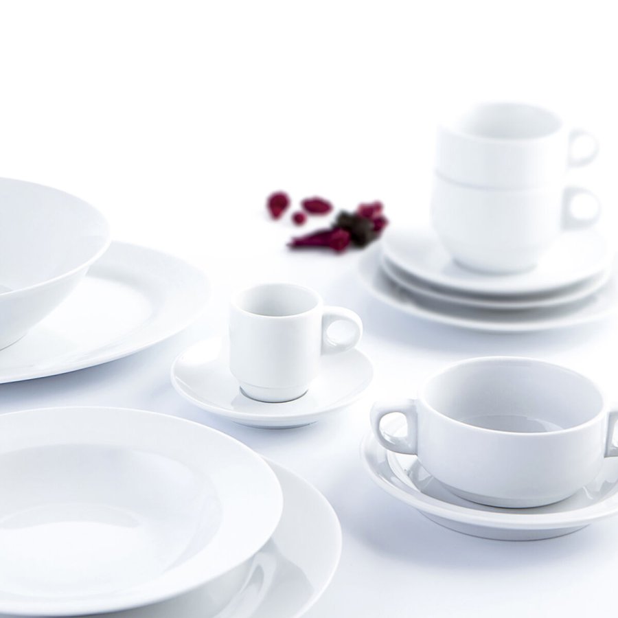 Salatskl Quid Basic Keramik Hvid (23 cm) (6 enheder) #7