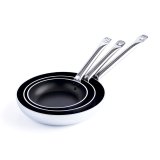 Stegepande Quid Professional Pro-induction Sort Metal Stl  24 cm (6 enheder) #4