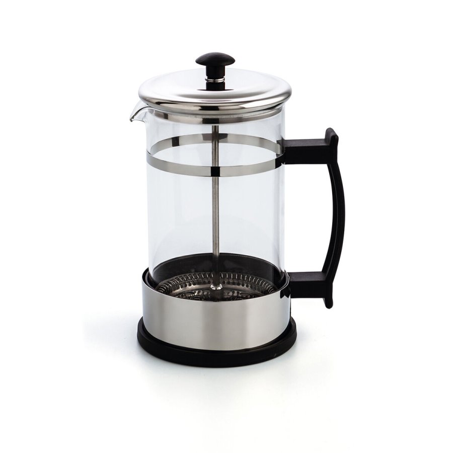 Kaffekande med stempel Quid Serenia Gennemsigtig Glas Rustfrit stl 600 ml (6 enheder) #19