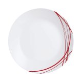 Flad Plade Arcopal Domitille Rojo To-farvet Glas 25 cm (12 enheder) #7