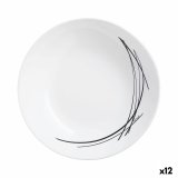 Dyb tallerken Arcopal Domitille To-farvet Glas (20 cm) (12 enheder) #1