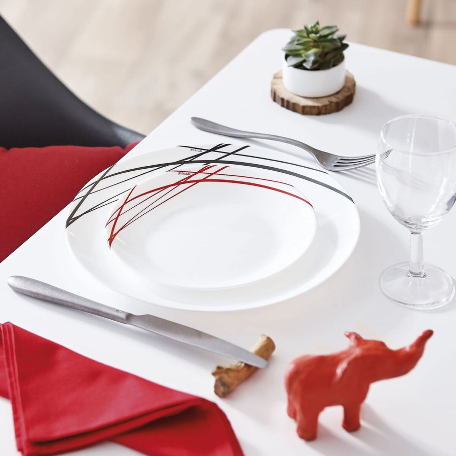 Desserttallerken Arcopal Domitille To-farvet Glas ( 18 cm) (12 enheder) #4