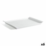 Kkkenspringvand Quid Gastro Fresh Rektangulr Keramik Hvid (36 x 25 cm) (6 enheder) #1