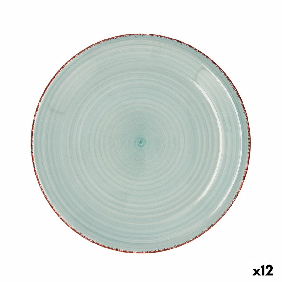 Flad Plade Quid Vita Aqua Turkisbl Keramik  27 cm (12 enheder) #1