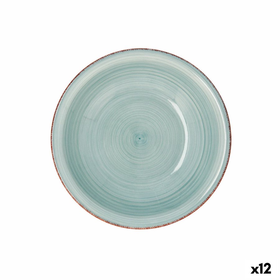 Dyb tallerken Quid Vita Aqua Keramik  21,5 cm (12 enheder) #1