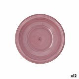 Dyb tallerken Quid Vita Peoni Keramik Pink  21,5 cm (12 enheder) #1