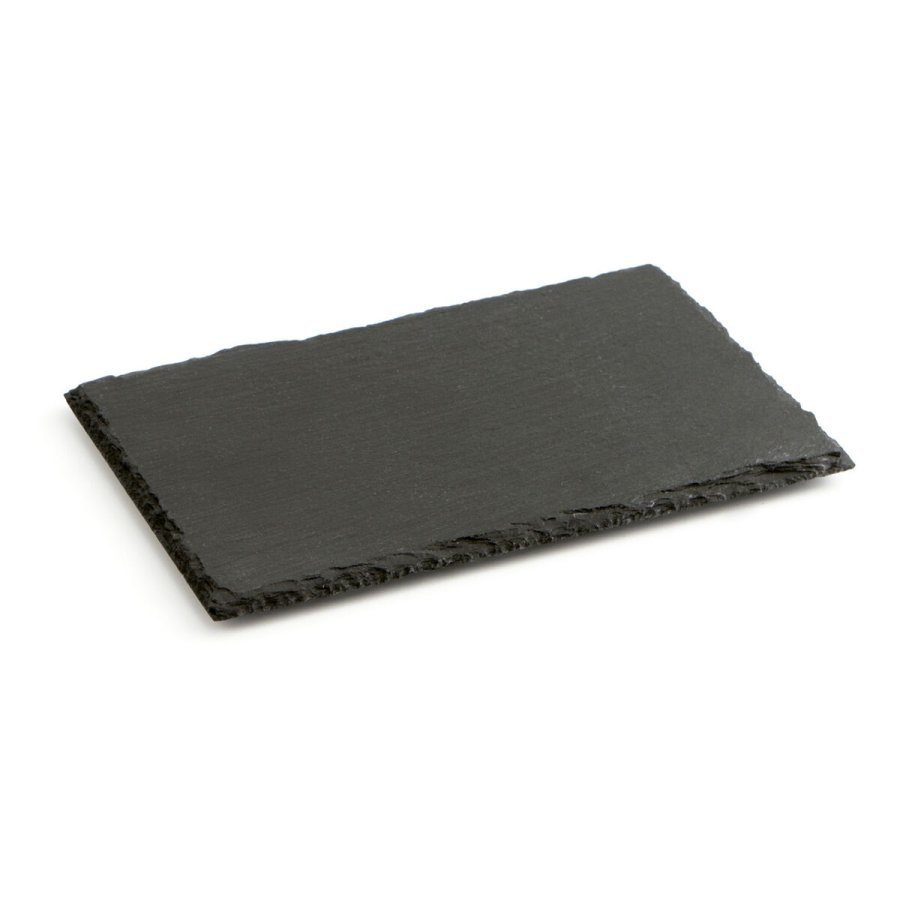 Keramisk fad med skifereffekt Quid Gastro Fun Sort (20 x 13 cm) (12 enheder) #4
