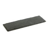Keramisk fad med skifereffekt Quid Gastro Fun Sort (30 x 10 cm) (12 enheder) #4