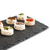 Keramisk fad med skifereffekt Quid Gastro Fun Sort (25 x 25 cm) (12 enheder) #7