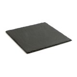 Keramisk fad med skifereffekt Quid Gastro Fun Sort (25 x 25 cm) (12 enheder) #4