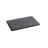 Keramisk fad med skifereffekt Quid Gastro Fresh Sort (40 x 30 cm) (12 enheder) #4