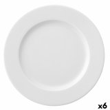Flad Plade Ariane Prime Hvid Keramik  29 cm (6 enheder) #1