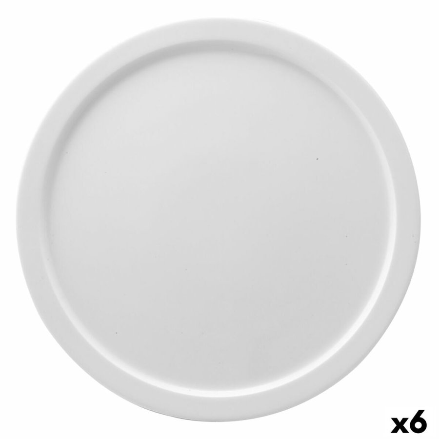 Pizzatallerken Ariane Prime Keramik Hvid  32 cm (6 enheder) #1