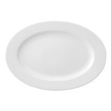 Flad Plade Ariane Prime Oval Hvid Keramik 32 x 25 cm (6 enheder) #4