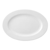 Flad Plade Ariane Prime Oval Hvid Keramik 38 x 25 cm (6 enheder) #4